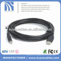 USB 2.0 Cable de impresora USB A macho a B macho Negro Blue Cord